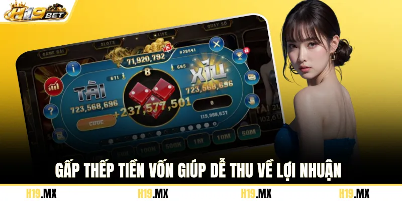 Gấp thếp tiền vốn giúp dễ thu về lợi nhuận